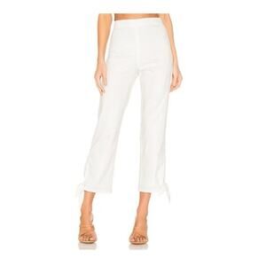 Revolve Majorelle White Linen Brexley Pants XS
